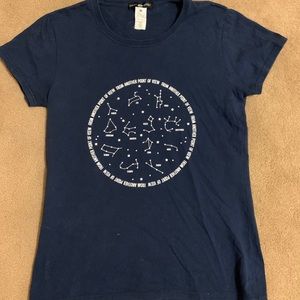 Navy astrology short sleeve